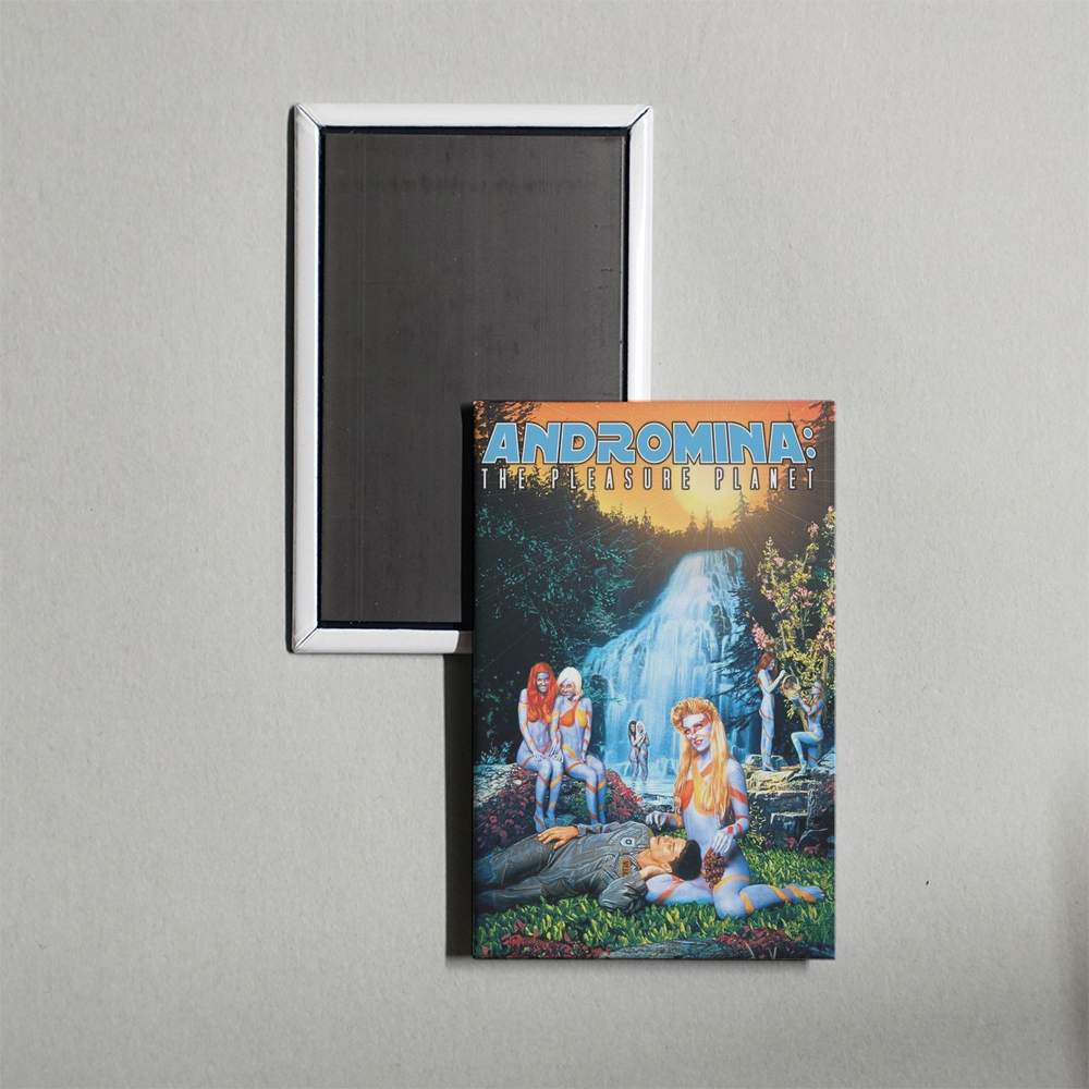 Andromina The Pleasure Planet Mini Movie Fridge Magnet