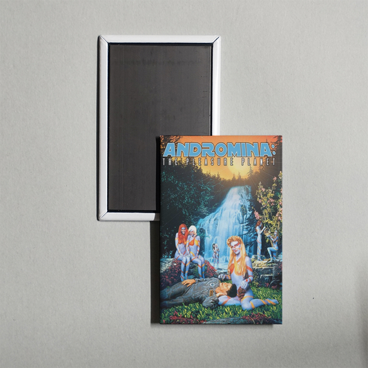 Andromina The Pleasure Planet Mini Movie Fridge Magnet