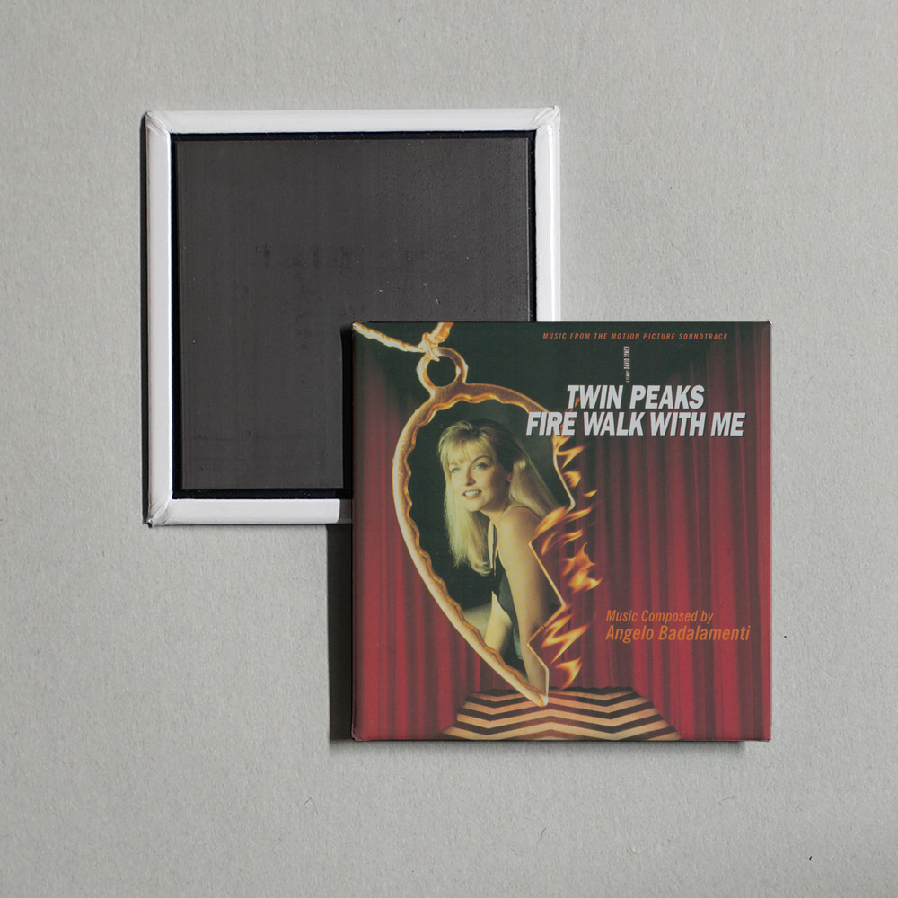 Angelo Badalamenti - Twin Peaks Fire Walk With Me - Soundtrack Album Cover Fridge Magnet