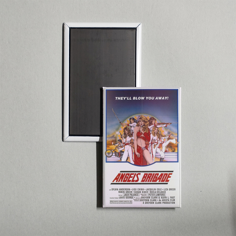 Angels' Brigade Mini Movie Fridge Magnet