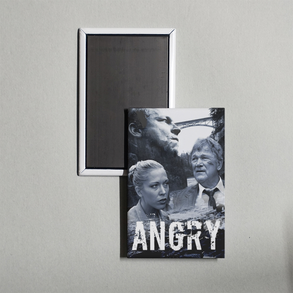 Angry Mini Movie Fridge Magnet