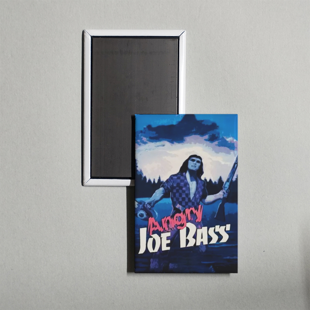Angry Joe Bass Mini Movie Fridge Magnet