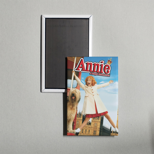 Annie A Royal Adventure Mini Movie Fridge Magnet