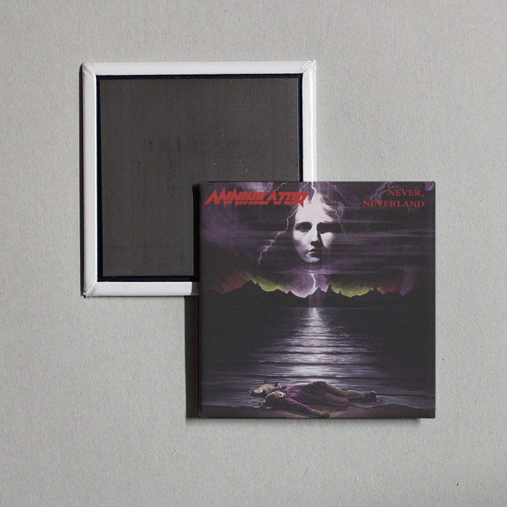 Annihilator - Never, Neverland Album Cover Fridge Magnet