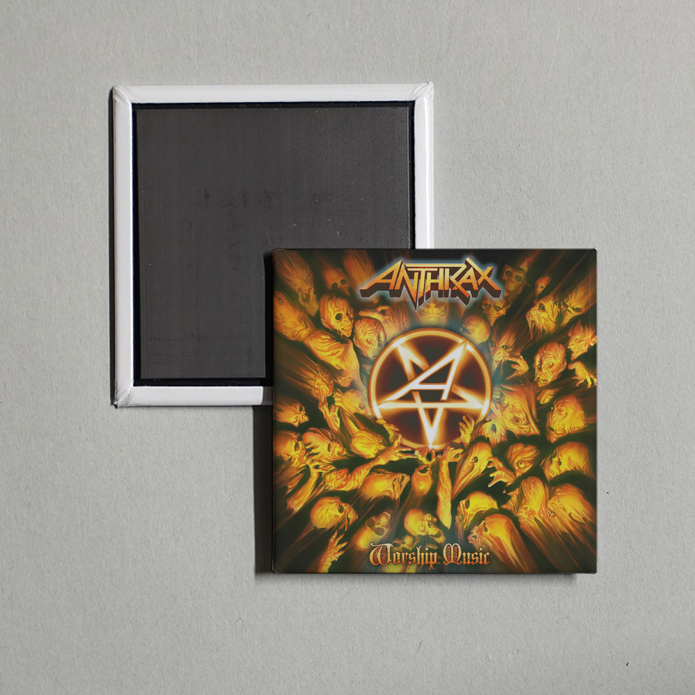 Anthrax - Worship Music Album Cover Fridge Magnet