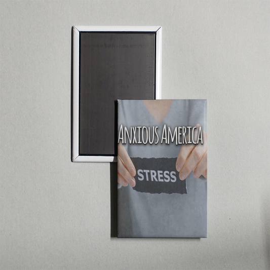 Anxious America Mini Movie Fridge Magnet