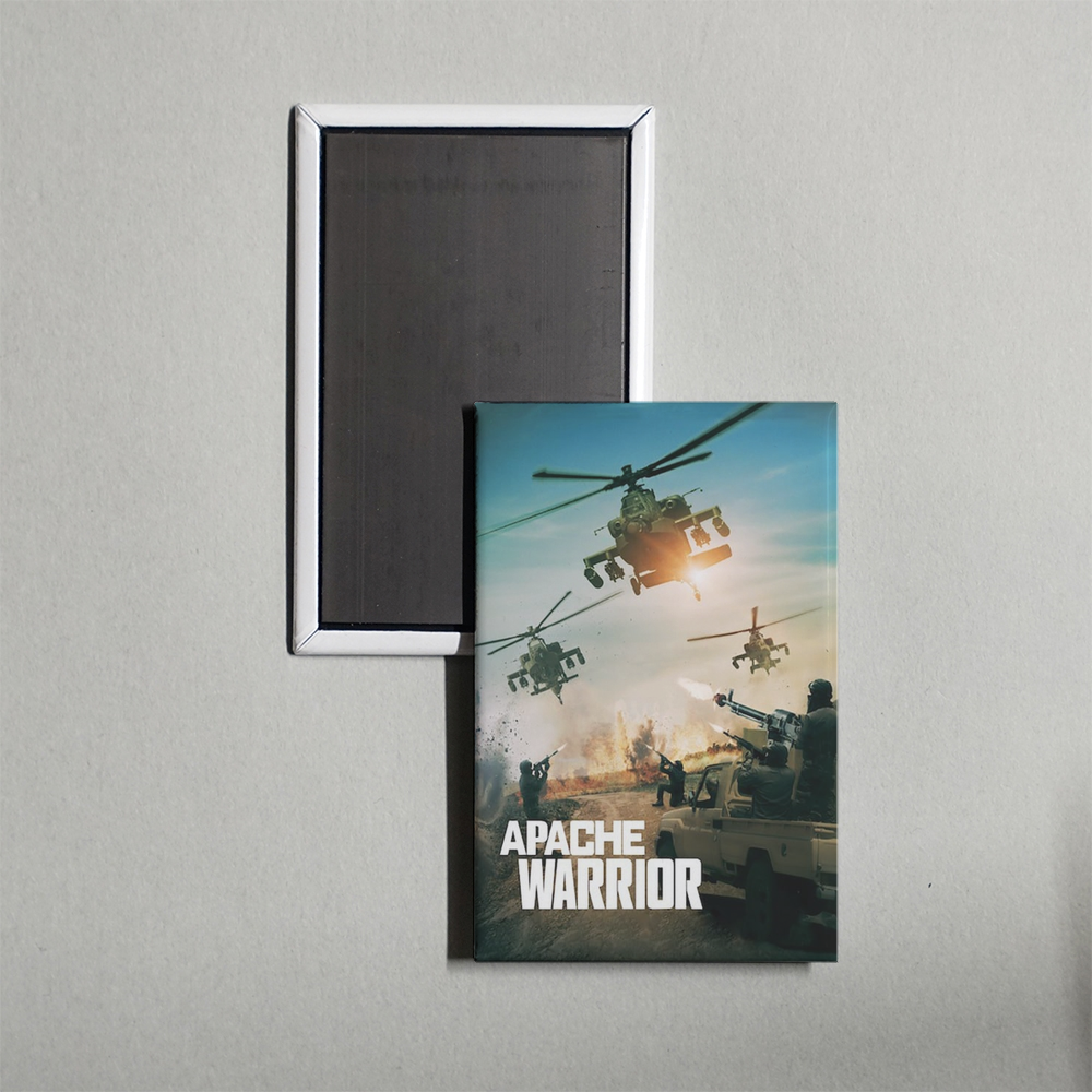 Apache Warrior Mini Movie Fridge Magnet