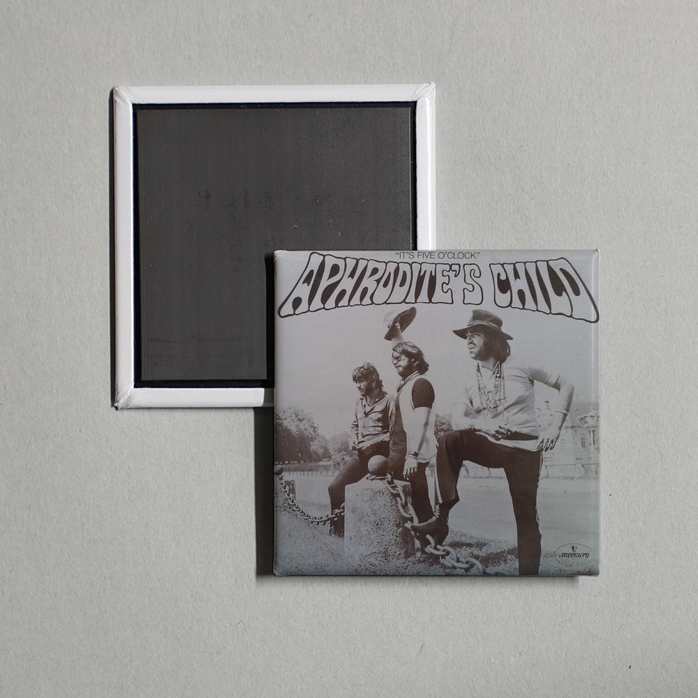 Aphrodite's Child - It's Five O'Clock Album Cover Fridge Magnet