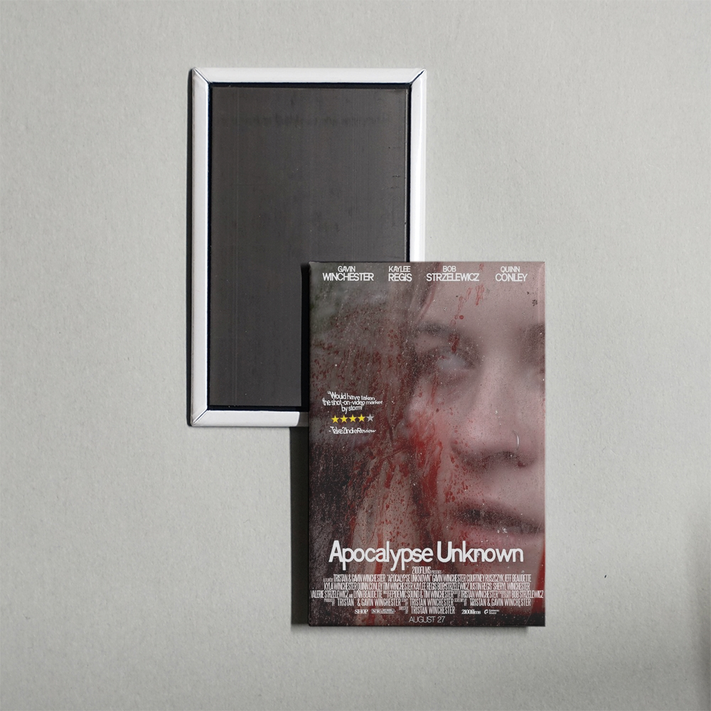 Apocalypse Unknown Mini Movie Fridge Magnet