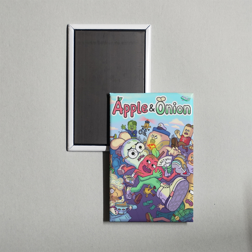 Apple & Onion TV Show Fridge Magnet
