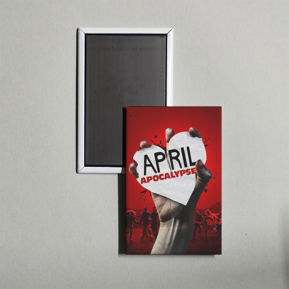 April Apocalypse Mini Movie Fridge Magnet