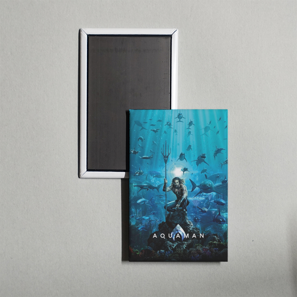 Aquaman Mini Movie Fridge Magnet