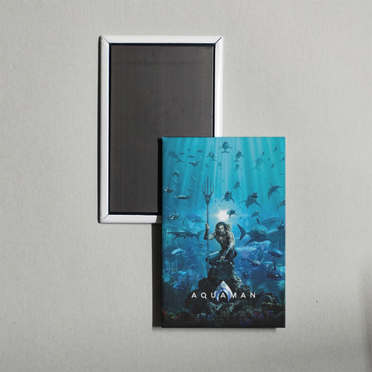 Aquaman Mini Movie Fridge Magnet