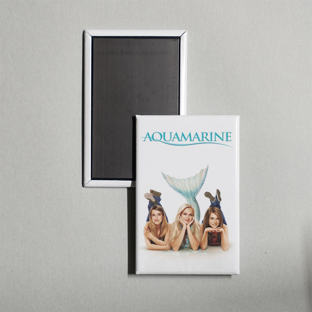 Aquamarine Mini Movie Fridge Magnet