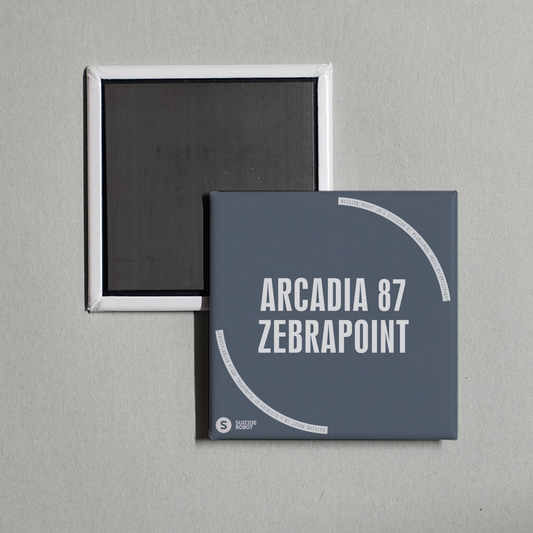 Arcadia 87 - Zebrapoint Album Cover Fridge Magnet