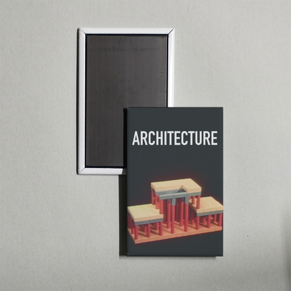 Architecture Mini Movie Fridge Magnet