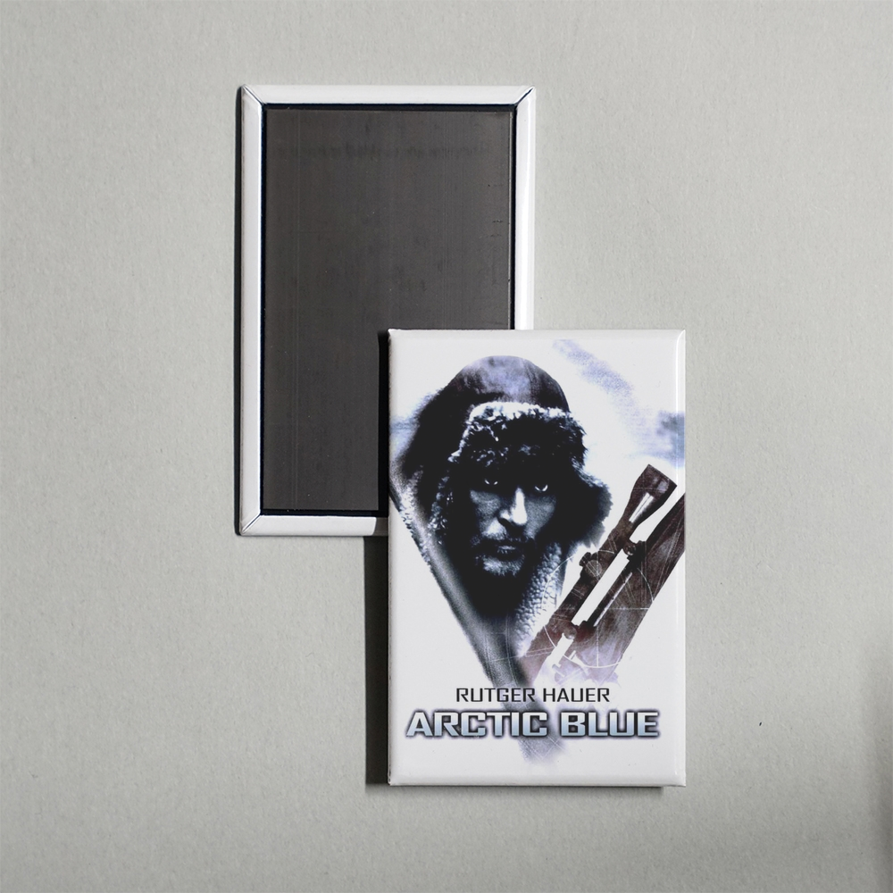 Arctic Blue Mini Movie Fridge Magnet