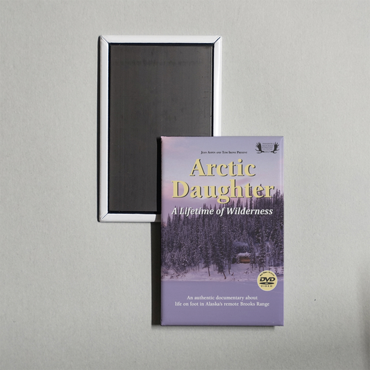 Arctic Daughter A Lifetime of Wilderness Mini Movie Fridge Magnet