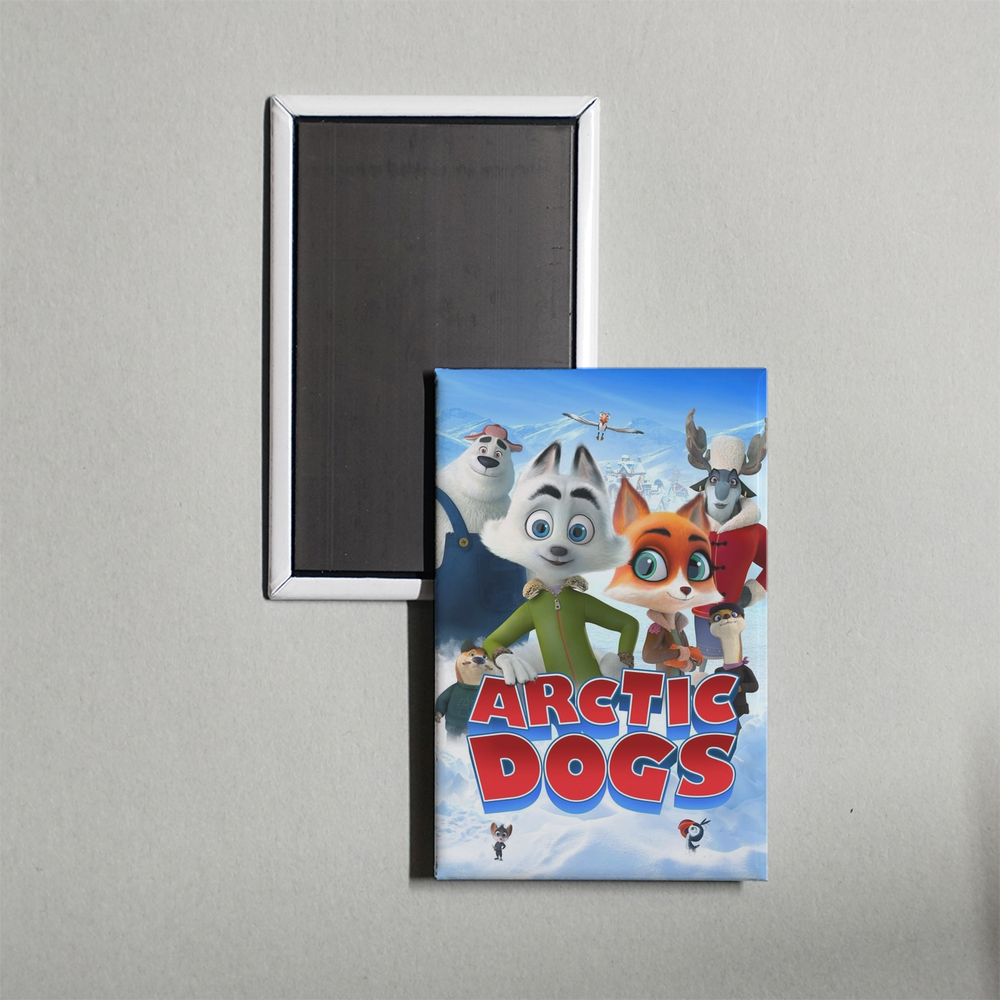 Arctic Dogs Mini Movie Fridge Magnet