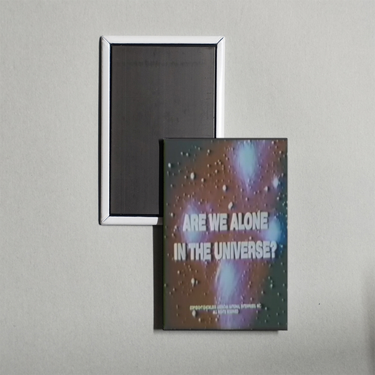 Are We Alone in the Universe Mini Movie Fridge Magnet