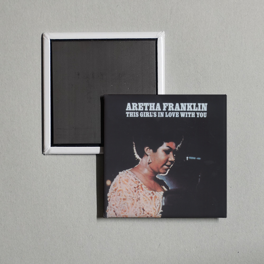 Aretha Franklin - This Girl's in Love with You Album Cover Fridge Magnet