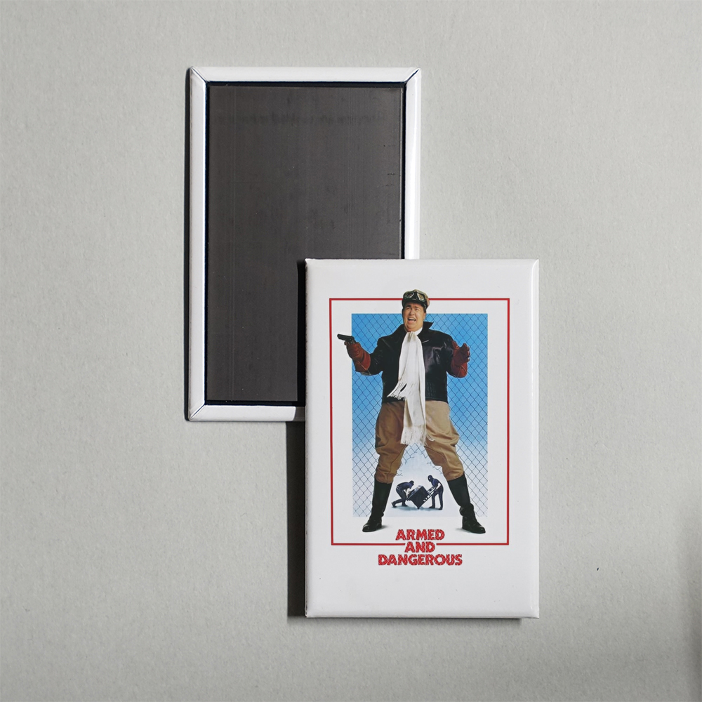 Armed and Dangerous Mini Movie Fridge Magnet