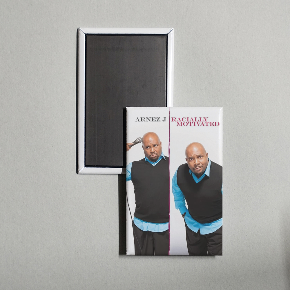 Arnez J Racially Motivated Mini Movie Fridge Magnet