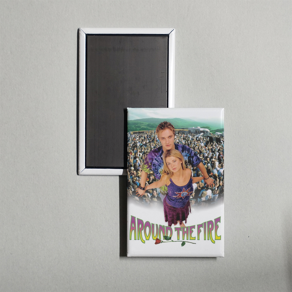 Around the Fire Mini Movie Fridge Magnet