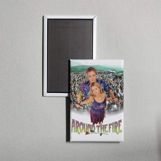 Around the Fire Mini Movie Fridge Magnet