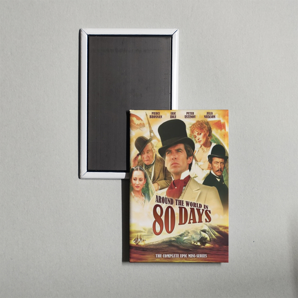 Around the World in 80 Days TV Show Fridge Magnet