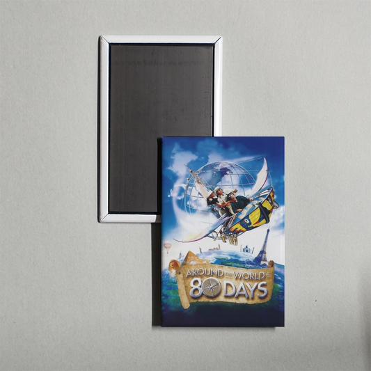 Around the World in 80 Days Mini Movie Fridge Magnet