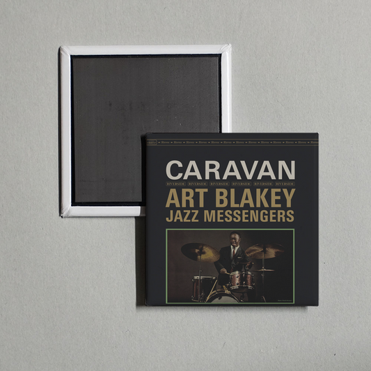Art Blakey & The Jazz Messengers - Caravan (Remastered 2024) Album Cover Fridge Magnet