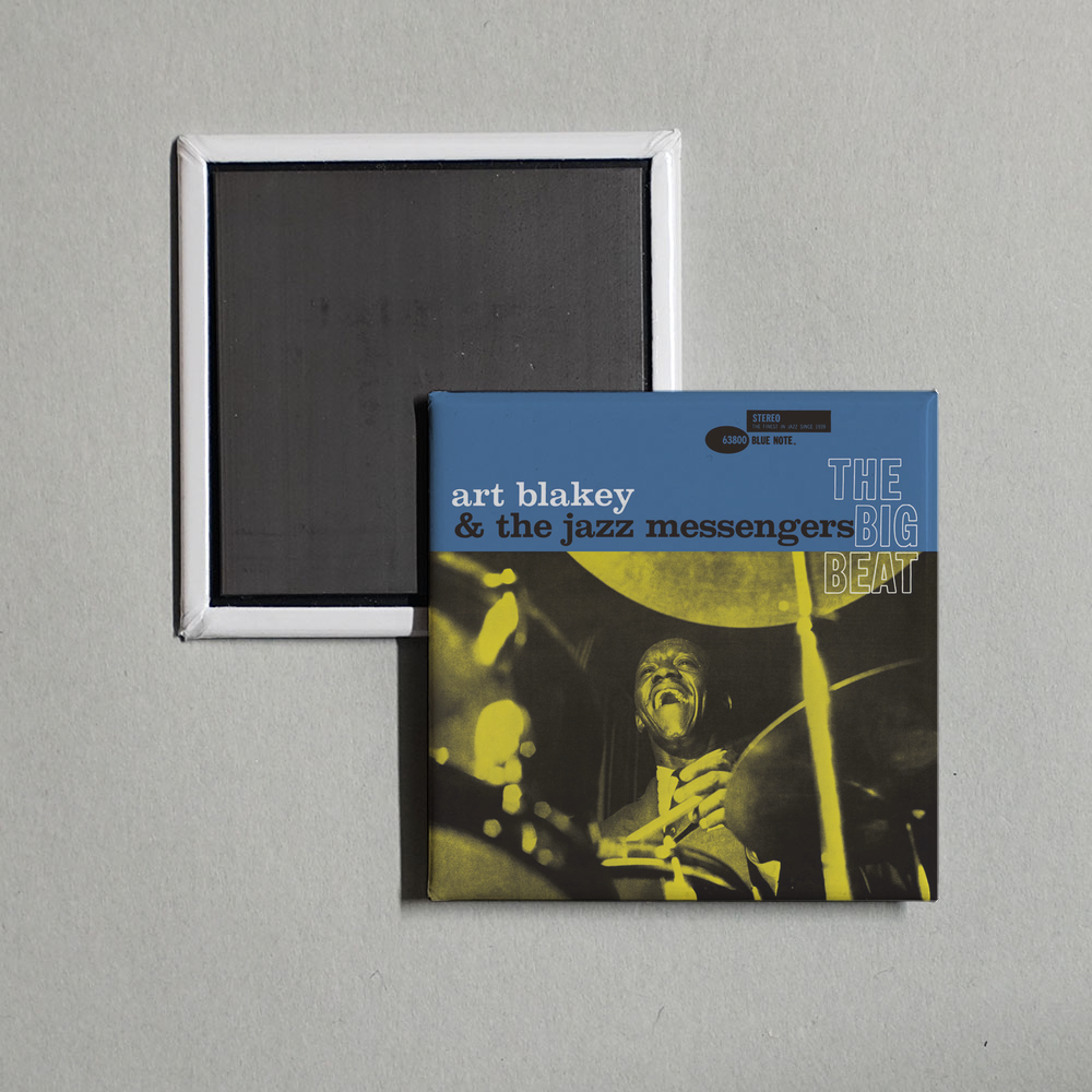 Art Blakey & The Jazz Messengers - The Big Beat (The Rudy Van Gelder Edition) Album Cover Fridge Magnet
