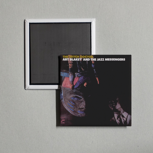 Art Blakey & The Jazz Messengers - The Witch Doctor Album Cover Fridge Magnet