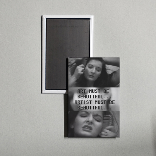 Art Must Be Beautiful, Artist Must Be Beautiful Mini Movie Fridge Magnet