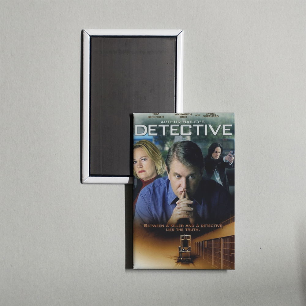 Arthur Hailey's Detective Mini Movie Fridge Magnet