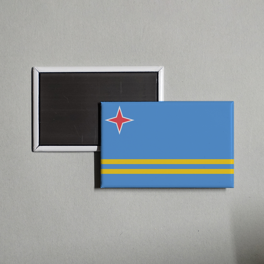 Aruba Flag Fridge Magnet