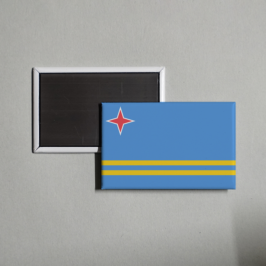 Aruba Flag Fridge Magnet