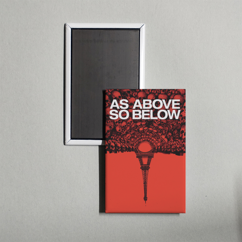 As Above, So Below Mini Movie Fridge Magnet