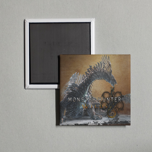 Ashif N - Jin Dahaad Theme ~ Monster Hunter Wilds (Epic Rock Version) Album Cover Fridge Magnet