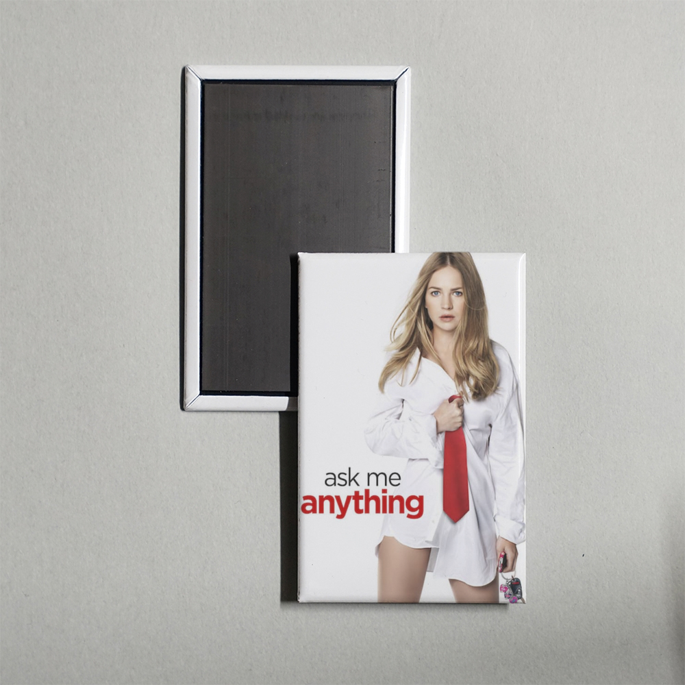 Ask Me Anything Mini Movie Fridge Magnet