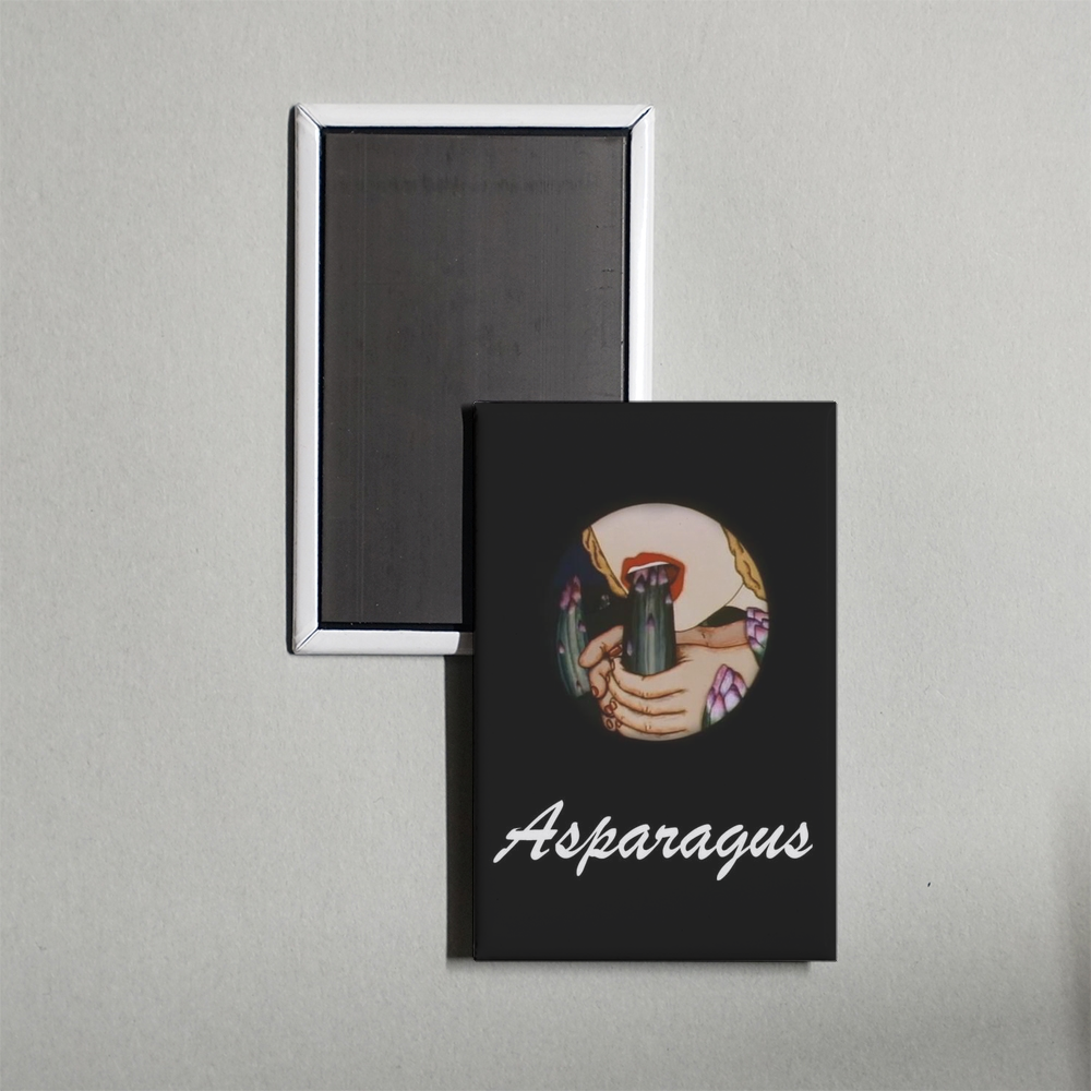 Asparagus Mini Movie Fridge Magnet