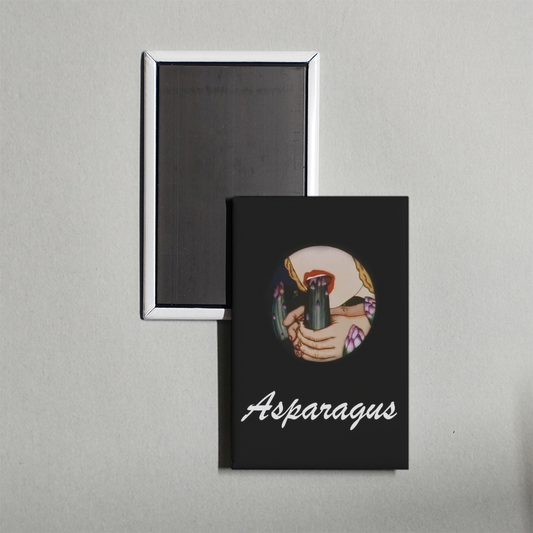 Asparagus Mini Movie Fridge Magnet
