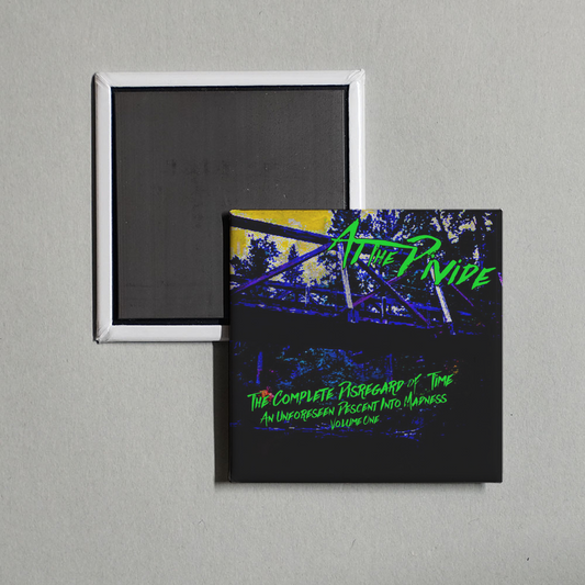 At the Divide - The Complete Disregard of Time An Unforeseen Descent Into Madness Volume One Album Cover Fridge Magnet