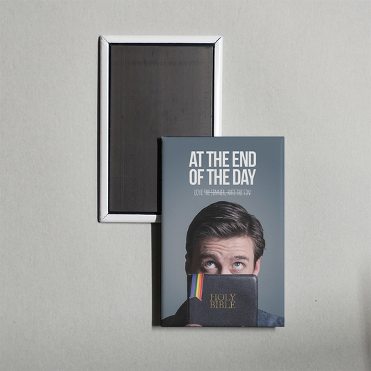 At the End of the Day Mini Movie Fridge Magnet