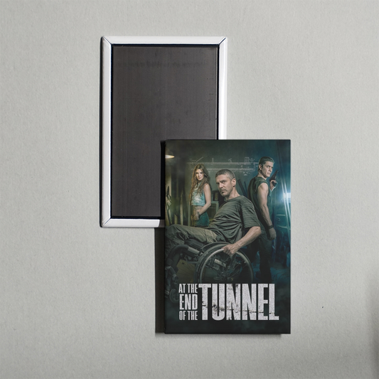 At the End of the Tunnel Mini Movie Fridge Magnet