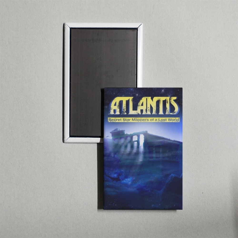 Atlantis Secret Star Mappers of a Lost World Mini Movie Fridge Magnet