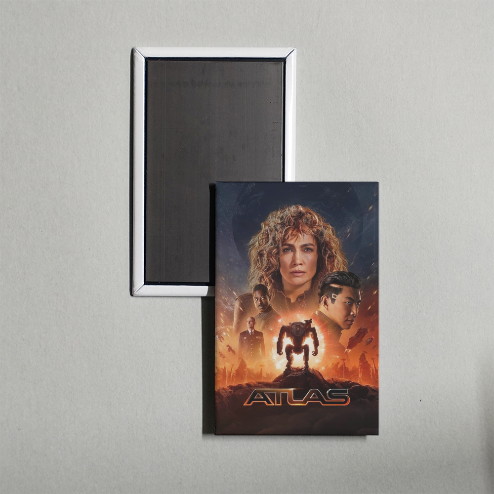 Atlas Mini Movie Fridge Magnet