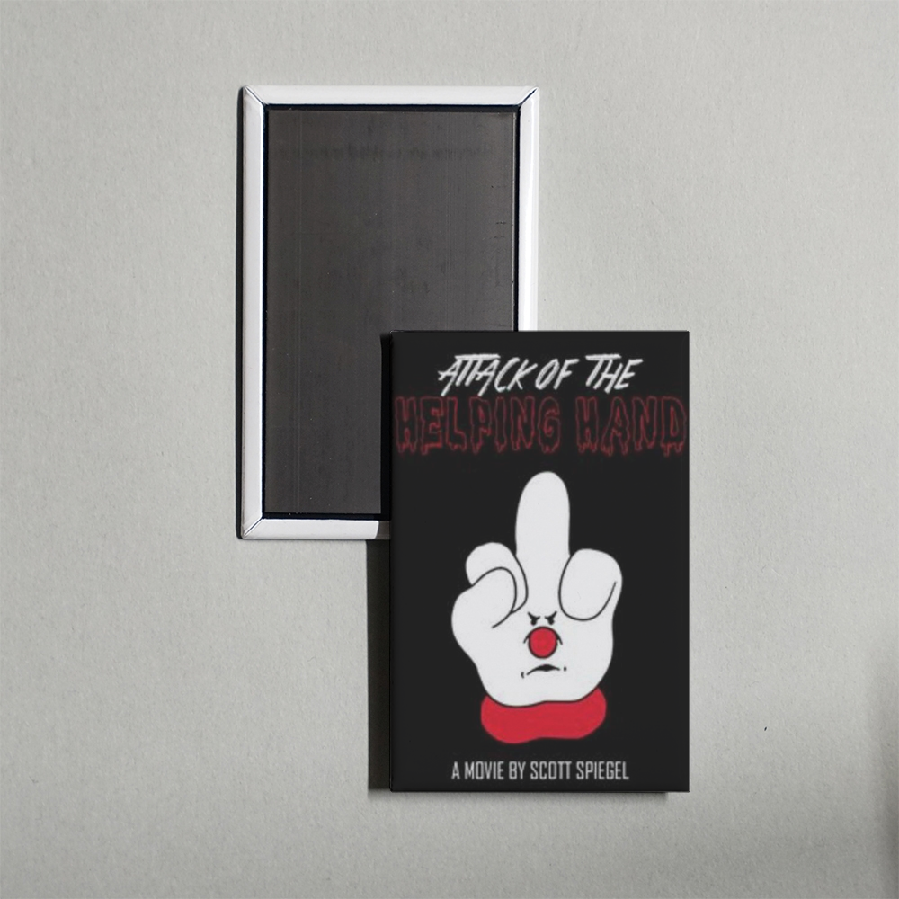 Attack of the Helping Hand! Mini Movie Fridge Magnet