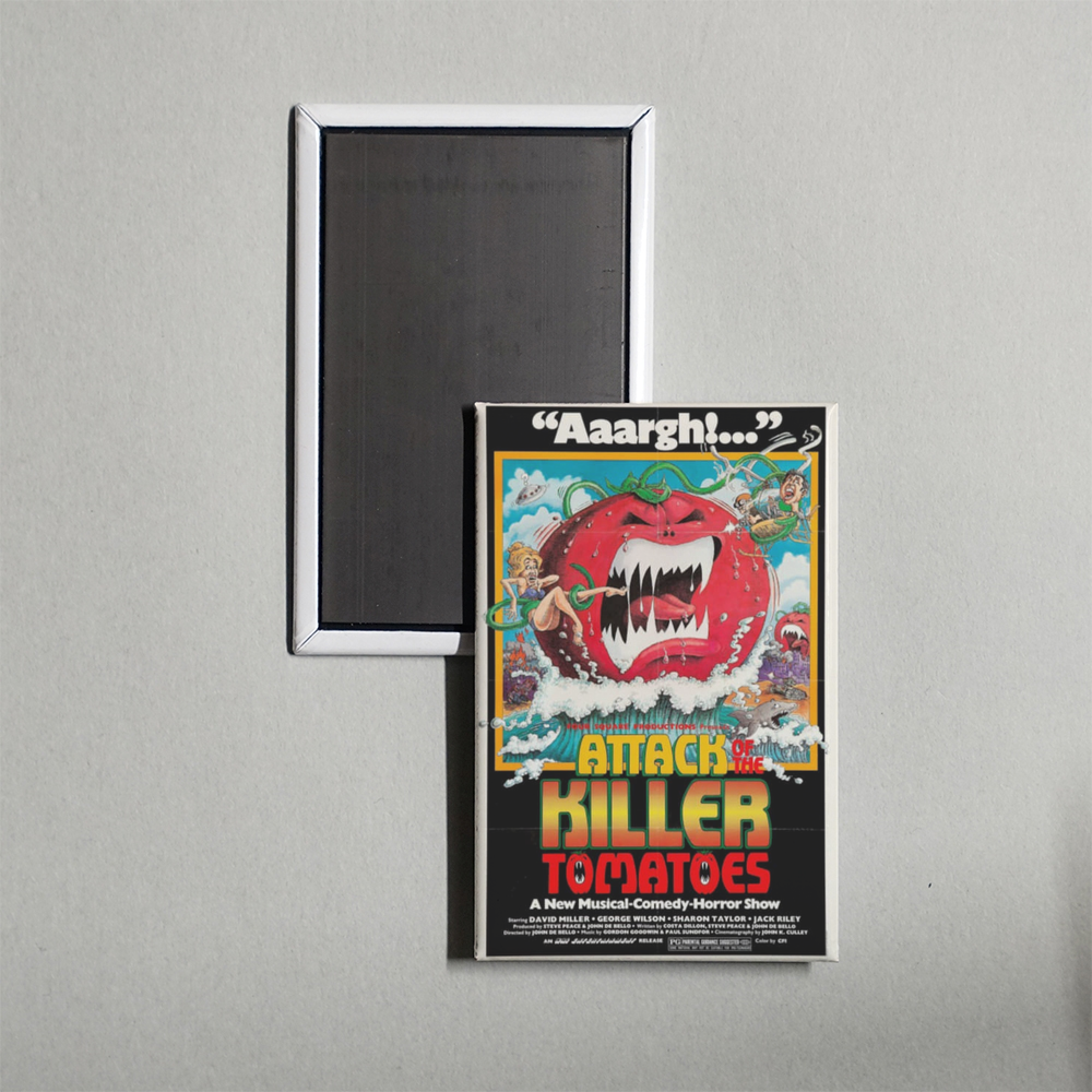 Attack of the Killer Tomatoes! Mini Movie Fridge Magnet